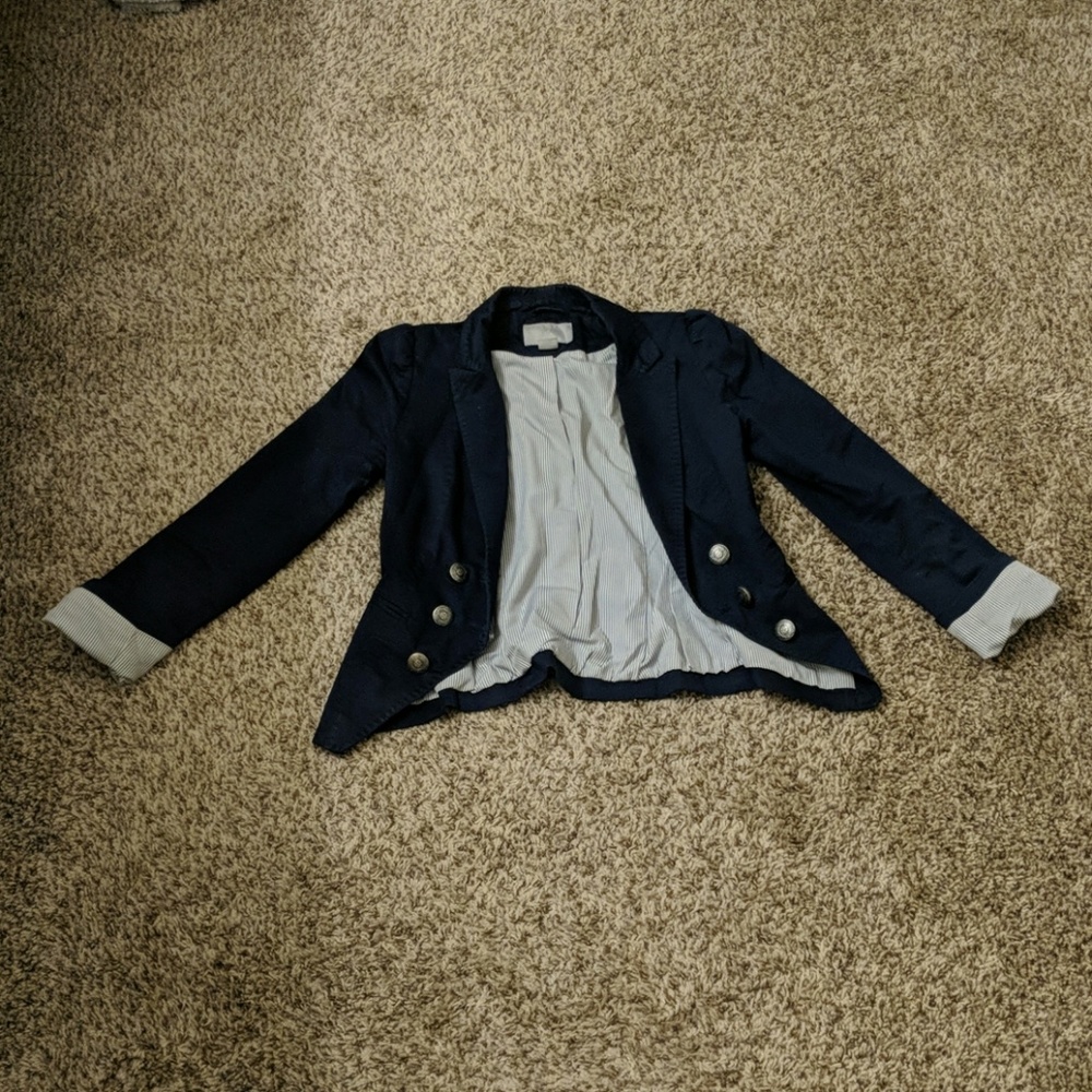 H&M navy blue blazer